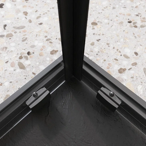 Душевой уголок BelBagno LUCE-A-2-90-C-NERO Душевой уголок BelBagno LUCE-A-2-90-C-NERO