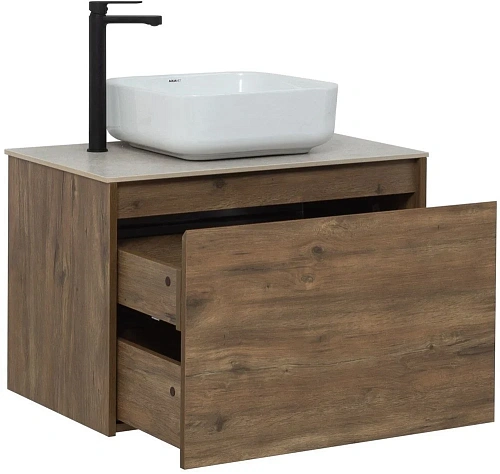 Тумба под раковину Aquanet Nova Lite 75 дуб рустикальный (1 ящик) 00249514 Тумба под раковину Aquanet Nova Lite 75 дуб рустикальный (1 ящик) 00249514