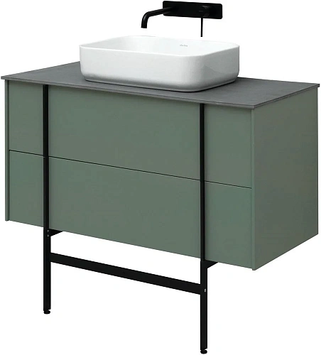 Тумба под раковину Allen Brau Reality 100 1.32007.CGM олива матовый Тумба под раковину Allen Brau Reality 100 1.32007.CGM олива матовый