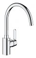 Смеситель для кухни GROHE Get с поворотным C-изливом, хром (31494001) Смеситель для кухни GROHE Get с поворотным C-изливом, хром (31494001)