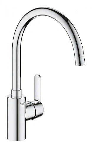 Смеситель для кухни GROHE Get с поворотным C-изливом, хром (31494001) Смеситель для кухни GROHE Get с поворотным C-изливом, хром (31494001)