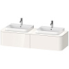 Картинка анонса товара «тумба под раковину duravit happy d.2 plus hp4936b2222 подвесная 160 см белая»