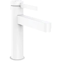 Смеситель для раковины Hansgrohe Finoris 110, со сливным клапаном Push-Open 76023700, матовый белый Смеситель для раковины Hansgrohe Finoris 110, со сливным клапаном Push-Open 76023700, матовый белый