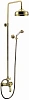 Душевая система CEZARES LIRA-M-CD-02 с верхним и ручным душем, бронза