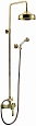 Душевая система CEZARES LIRA-M-CD-02 с верхним и ручным душем, бронза Душевая система CEZARES LIRA-M-CD-02 с верхним и ручным душем, бронза