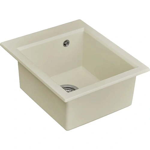 Кухонная мойка Aquaton Линеа 43 1A732932LW240 из литого мрамора, жемчуг Кухонная мойка Aquaton Линеа 43 1A732932LW240 из литого мрамора, жемчуг