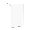 Картинка анонса товара «душевая перегородка am.pm func w84wi-120-f1-mte 120x200, стекло прозрачное 8 мм с покрытием, профиль хром матовый»