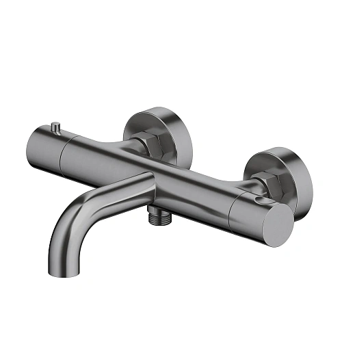 Смеситель для ванны Aquatek Европа AQ1343BGM черный хром шлифованный, встраиваемый Смеситель для ванны Aquatek Европа AQ1343BGM черный хром шлифованный, встраиваемый