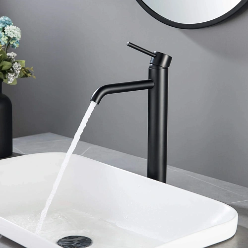 Смеситель для раковины Aquatek ЕВРОПА AQ1304MB Черный матовый Смеситель для раковины Aquatek ЕВРОПА AQ1304MB Черный матовый