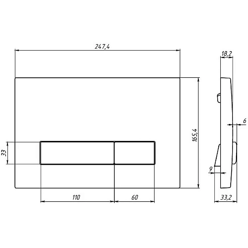 Инсталляция для унитаза BERGES АТОМ Line 410 кнопка белая/хром глянец 040341 Инсталляция для унитаза BERGES АТОМ Line 410 кнопка белая/хром глянец 040341