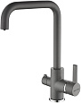 Смеситель для кухни Paulmark LOGAS серый металлик Lo213021-GRM Смеситель для кухни Paulmark LOGAS серый металлик Lo213021-GRM