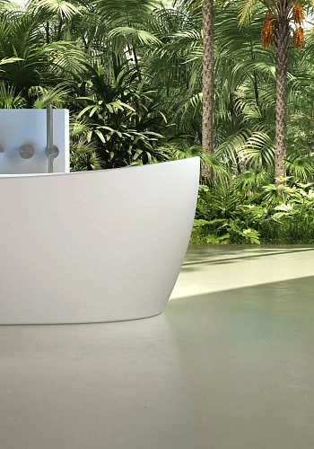 Ванна из искусственного камня Vincea Solid Surface VBT-6S03MW, 1700x800x630, белый матовый, слив-перелив в комплекте Ванна из искусственного камня Vincea Solid Surface VBT-6S03MW, 1700x800x630, белый матовый, слив-перелив в комплекте