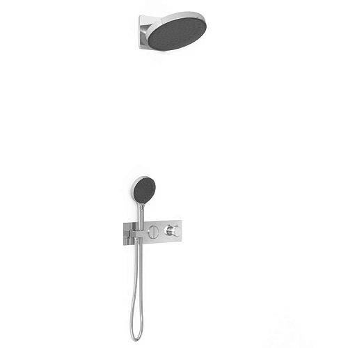 Душевая система Vincea VSFW-422TI3CH встраиваемый, термостатический, двухрежимный, хром Душевая система Vincea VSFW-422TI3CH встраиваемый, термостатический, двухрежимный, хром