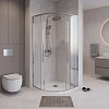 Душевой уголок Niagara Nova NG-6627-34 (100x100x195) полукруг, раздвижная, хром, стекло прозрачное Душевой уголок Niagara Nova NG-6627-34 (100x100x195) полукруг, раздвижная, хром, стекло прозрачное