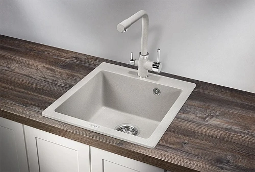 Кухонная мойка Granula 4651, БАЗАЛЬТ, кварц 465x510 Кухонная мойка Granula 4651, БАЗАЛЬТ, кварц 465x510