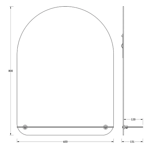 Зеркало Evoform OPTIMA, BY 0513, 60 x 80 см Зеркало Evoform OPTIMA, BY 0513, 60 x 80 см