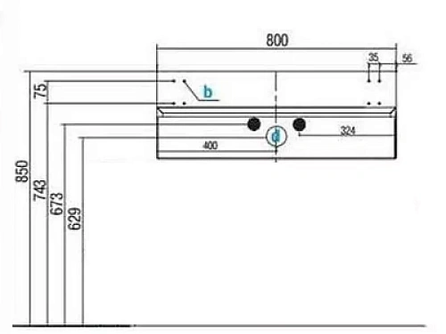 Тумба под раковину Aquaton Ричмонд 80 черная 1A182401RD950 Тумба под раковину Aquaton Ричмонд 80 черная 1A182401RD950