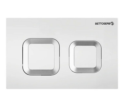 Инсталляция для унитаза BETTOSERB SAVA FIX SLIM SET40006488G с клавишей смыва SMART белый/хром Инсталляция для унитаза BETTOSERB SAVA FIX SLIM SET40006488G с клавишей смыва SMART белый/хром