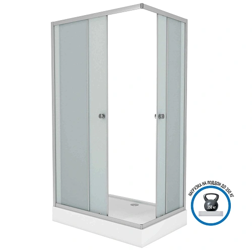 Душевой уголок Niagara Eco NG-012-14Q (1200х800х1950) низкий поддон (13см) стекло матовое _0121422Q Душевой уголок Niagara Eco NG-012-14Q (1200х800х1950) низкий поддон (13см) стекло матовое _0121422Q