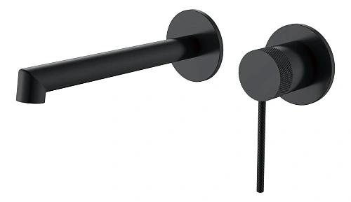 Смеситель для раковины Vincea Rim VBFW-2RM1MB встраиваемый однорычажный, черный матовый Смеситель для раковины Vincea Rim VBFW-2RM1MB встраиваемый однорычажный, черный матовый