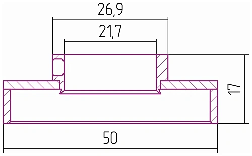 Отражатель Сунержа TUBE 1/2 15-1029-0001 Темный титан муар Отражатель Сунержа TUBE 1/2 15-1029-0001 Темный титан муар