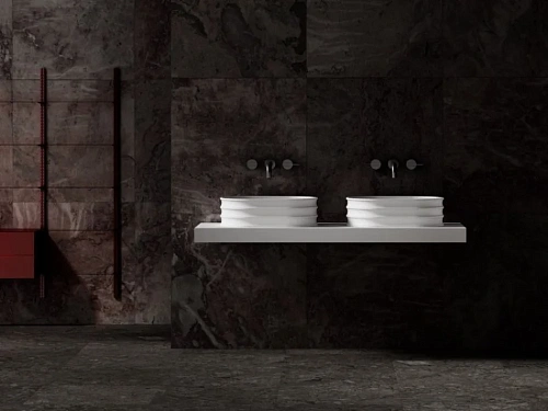 Раковина ABBER Stein AS2650 накладная, белая матовая Раковина ABBER Stein AS2650 накладная, белая матовая