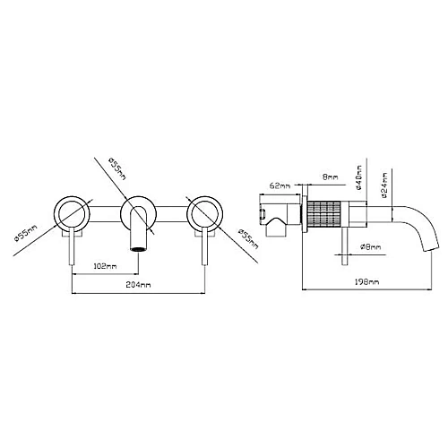 Смеситель для раковины Vincea Groove VBFW-4G1MB встраиваемый, черный Смеситель для раковины Vincea Groove VBFW-4G1MB встраиваемый, черный