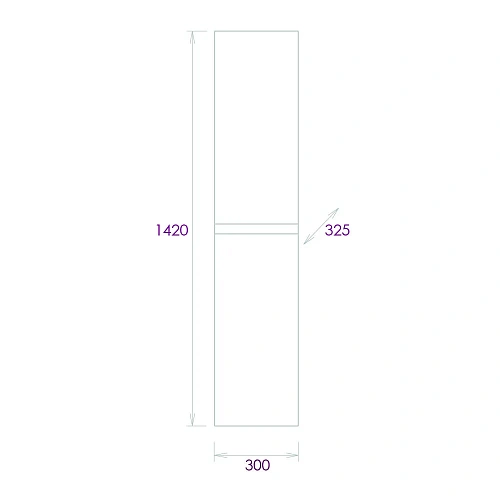 Шкаф-пенал Onika Эвада 30 см 403079 подвесной, белый, универсальный Шкаф-пенал Onika Эвада 30 см 403079 подвесной, белый, универсальный