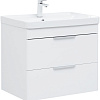 Тумба под раковину Aquanet Ирис new 710 белый глянец (2 ящика) 00310145 Тумба под раковину Aquanet Ирис new 710 белый глянец (2 ящика) 00310145