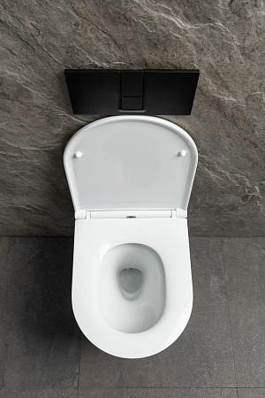 Унитаз подвесной Allen Brau Priority Tornado 4.31008.20 с крышкой, белый глянец