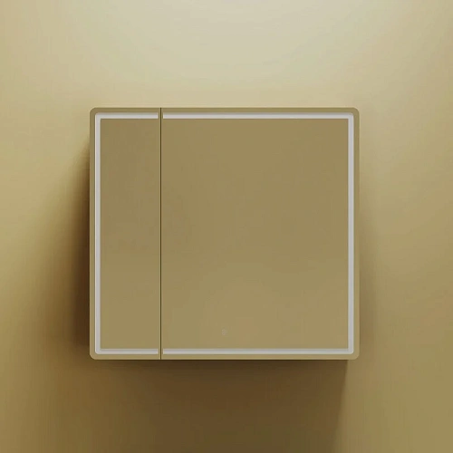 Зеркальный шкаф Sancos Mirror MI80ECH 790x150х740 мм, с LED подсветкой, дуб чарльстон Зеркальный шкаф Sancos Mirror MI80ECH 790x150х740 мм, с LED подсветкой, дуб чарльстон