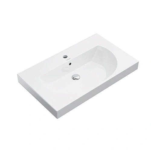 Раковина Kerama Marazzi BUONGIORNO подвесная/мебельная 80, белая глянцевая BG.wb.80 Раковина Kerama Marazzi BUONGIORNO подвесная/мебельная 80, белая глянцевая BG.wb.80