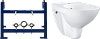 Картинка анонса товара «комплект биде подвесное grohe bau ceramic 39433000 + система инсталляции для биде stworki 540201 580 580392»