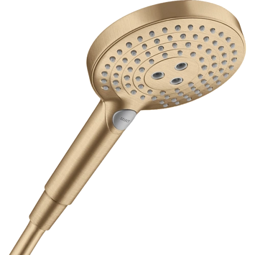 Душевая лейка Hansgrohe Raindance Select S 120 3jet 26530140, шлифованная бронза Душевая лейка Hansgrohe Raindance Select S 120 3jet 26530140, шлифованная бронза