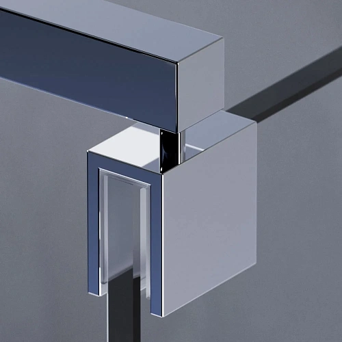 Душевая перегородка AM.PM Func W84WI-90-F1-MTE 90x200, стекло прозрачное 8 мм с покрытием, профиль хром матовый Душевая перегородка AM.PM Func W84WI-90-F1-MTE 90x200, стекло прозрачное 8 мм с покрытием, профиль хром матовый