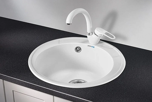 Кухонная мойка Granula 4802, БЕЛЫЙ, СтандАРТ кварц 480 Кухонная мойка Granula 4802, БЕЛЫЙ, СтандАРТ кварц 480