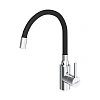 Смеситель для кухни Dorff Logic D3007622 с гибким изливом, черный