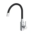 Смеситель для кухни Dorff Logic D3007622 с гибким изливом, черный Смеситель для кухни Dorff Logic D3007622 с гибким изливом, черный