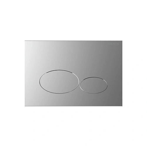 Клавиша смыва Aquatek KDI-0000073 GLC хром матовый Клавиша смыва Aquatek KDI-0000073 GLC хром матовый
