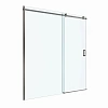 Душевая дверь BelBagno SOFT_CLOSE-2-BF-1-180-C-GM 180 см, профиль оружейная сталь, стекло прозрачное