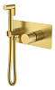 Картинка анонса товара «гигиенический душ boheme stick mat gold c ручкой diamond 127-mg золото-матовый»