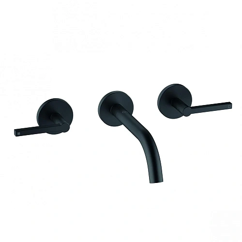 Смеситель для раковины Kludi Nova Fonte Puristic встраиваемый, черный матовый 201443915 Смеситель для раковины Kludi Nova Fonte Puristic встраиваемый, черный матовый 201443915