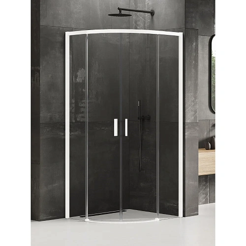 Душевой уголок NEW TRENDY PRIME WHITE 90x90x200 K-3561 белый Душевой уголок NEW TRENDY PRIME WHITE 90x90x200 K-3561 белый