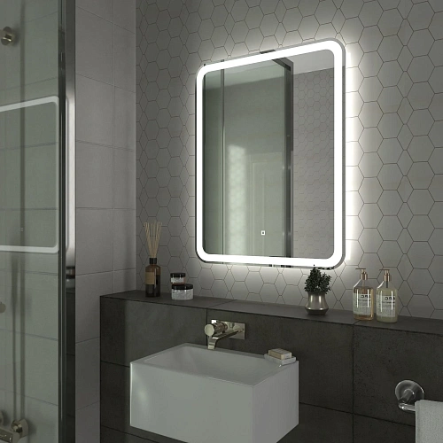 Зеркало Onika Магна 50 см 205024 с LED подсветкой Зеркало Onika Магна 50 см 205024 с LED подсветкой