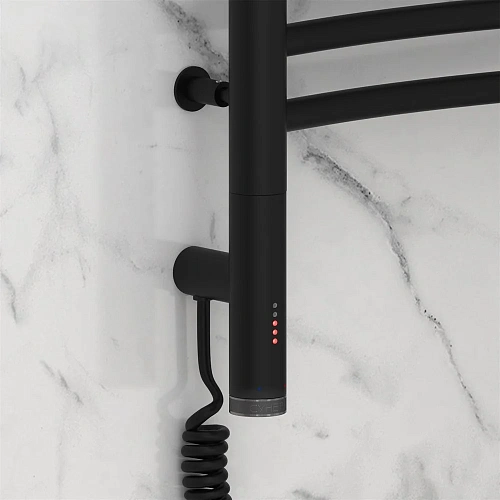 Полотенцесушитель электрический Сунержа Флюид 3.0 1000х500 МЭМ левый 31-5820-1050 Матовый черный Полотенцесушитель электрический Сунержа Флюид 3.0 1000х500 МЭМ левый 31-5820-1050 Матовый черный