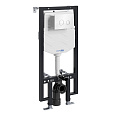 Инсталляция для унитаза WasserKRAFT Vils 56TLT.010.ME.WH01 с клавишей смыва белый Инсталляция для унитаза WasserKRAFT Vils 56TLT.010.ME.WH01 с клавишей смыва белый