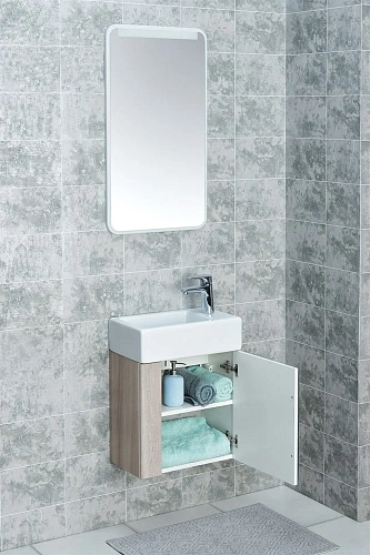 Тумба под раковину Aquaton Вита белый, ясень шимо 1A221401VTD70 Тумба под раковину Aquaton Вита белый, ясень шимо 1A221401VTD70