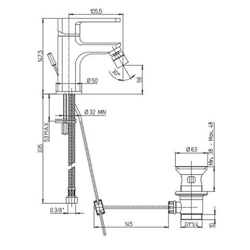Верхний душ Paini 50CR759TCASQE 200 мм, квадратный Верхний душ Paini 50CR759TCASQE 200 мм, квадратный