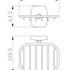 Мыльница Wonzon & Woghand хром (WW-1301A) Мыльница Wonzon & Woghand хром (WW-1301A)