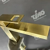 Смеситель для раковины Timo Briana 7111/17F золото матовое Смеситель для раковины Timo Briana 7111/17F золото матовое